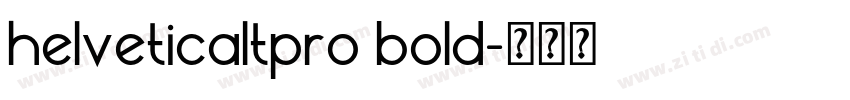 helveticaltpro bold字体转换